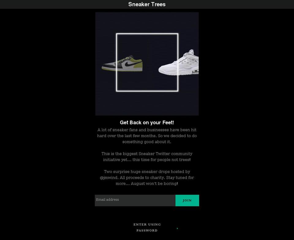 sneaker-wearegroot.myshopify.com shopify website screenshot