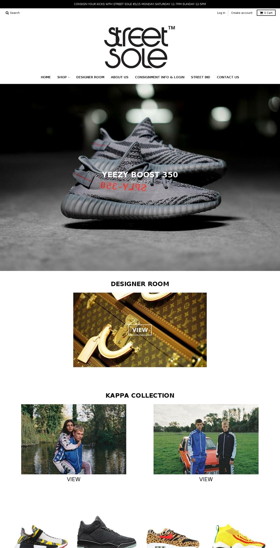 Street Sole Theme Shopify theme site example sneakercarts.com