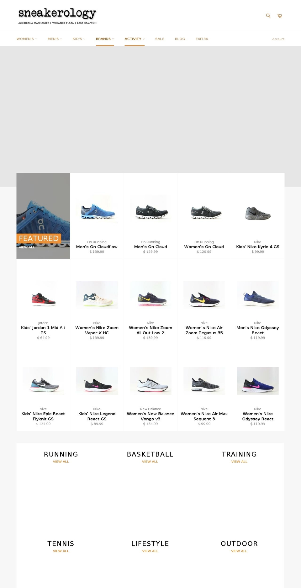sneakerologyli.com shopify website screenshot