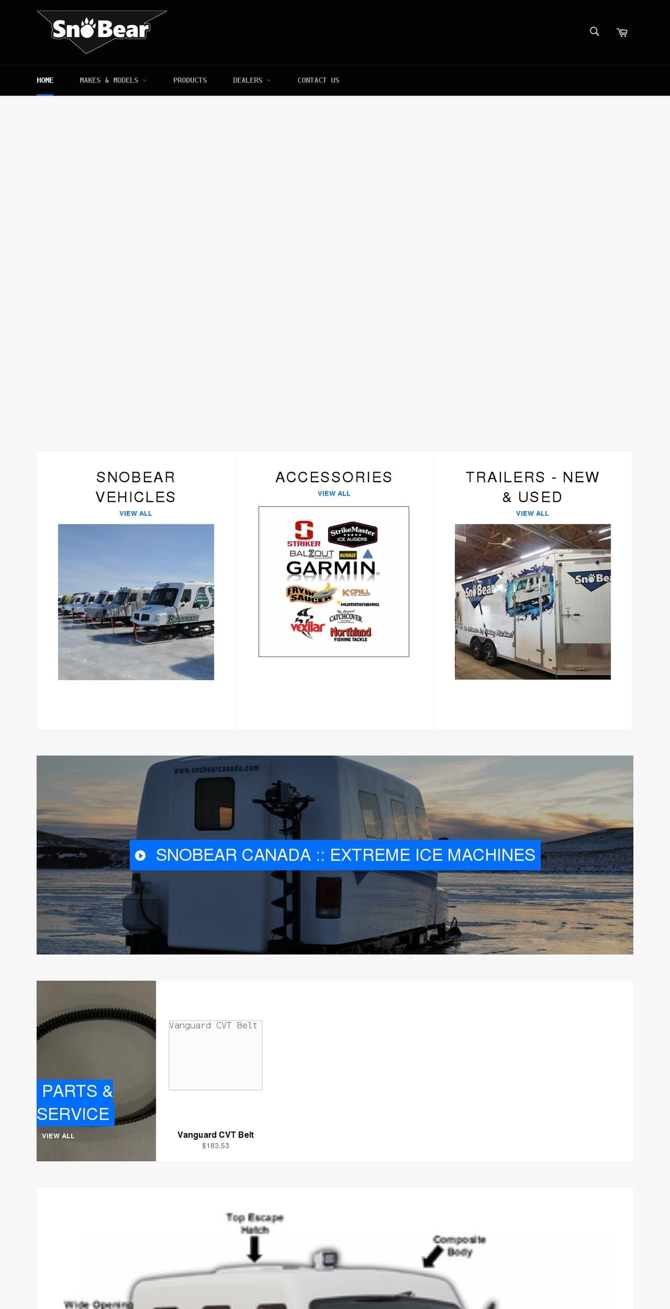 snobearcanada.com shopify website screenshot