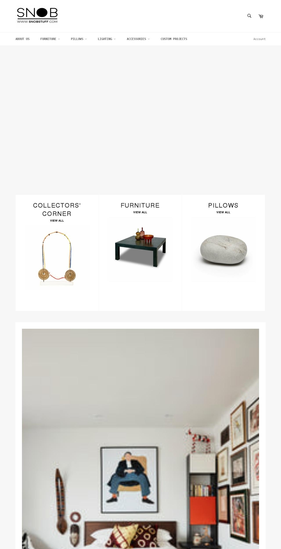 snobstuff.com shopify website screenshot