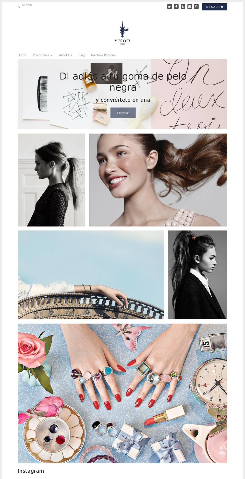 snobxxiv.com shopify website screenshot