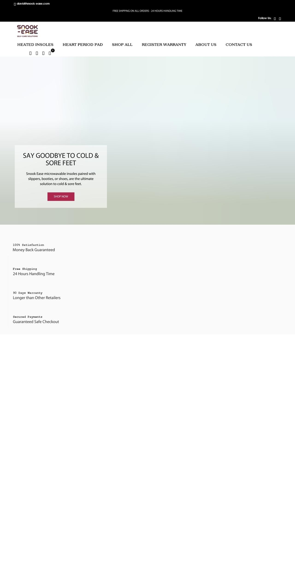 snook-ease.com shopify website screenshot