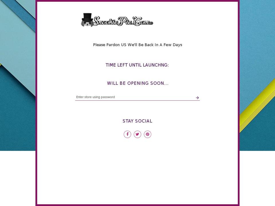 snookiepie.com shopify website screenshot