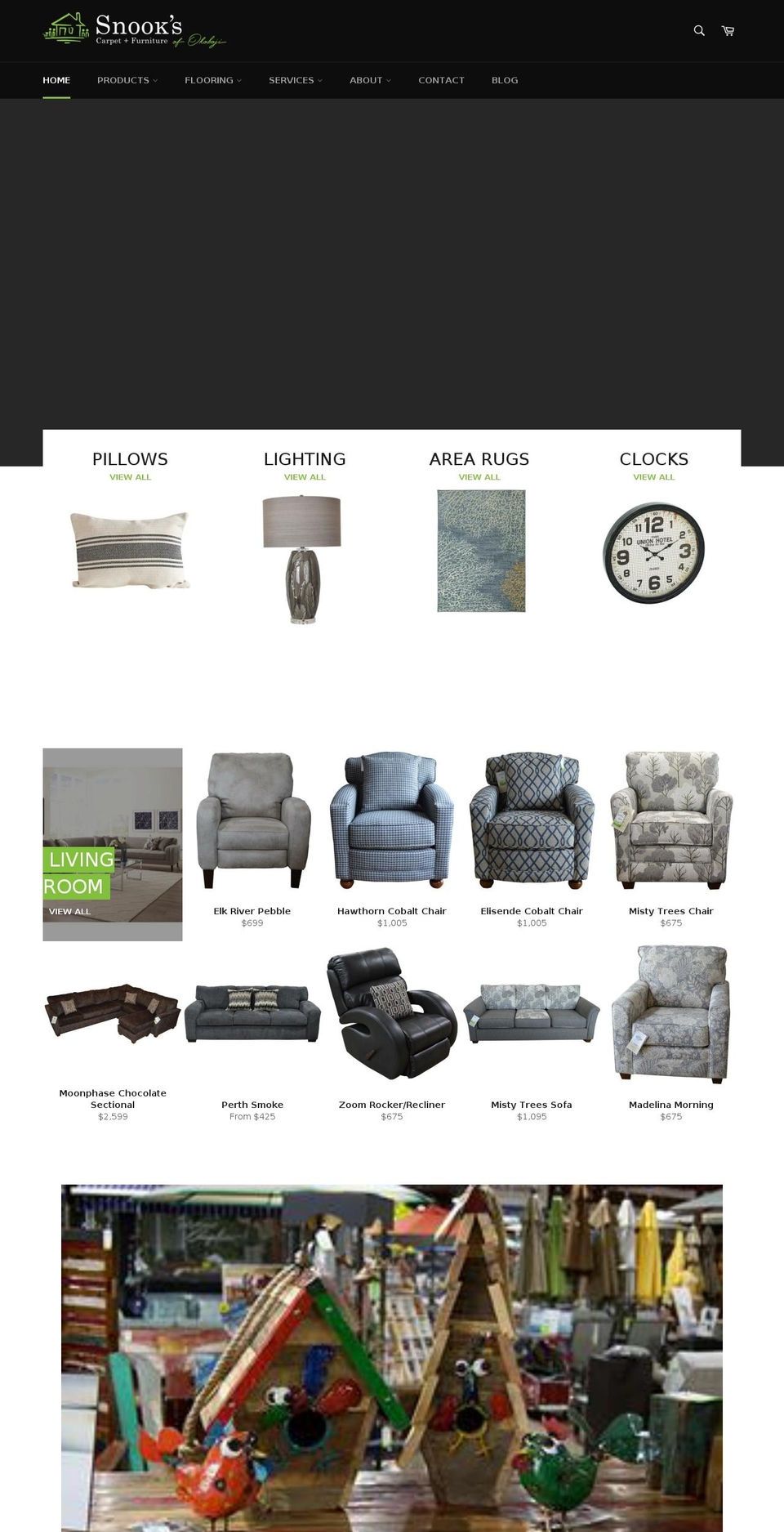 snooksofokoboji.com — Shopify storefront screenshot