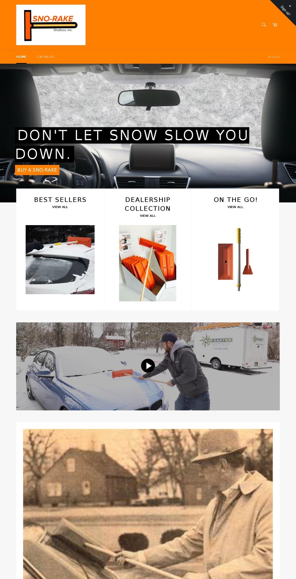 snorake.com shopify website screenshot