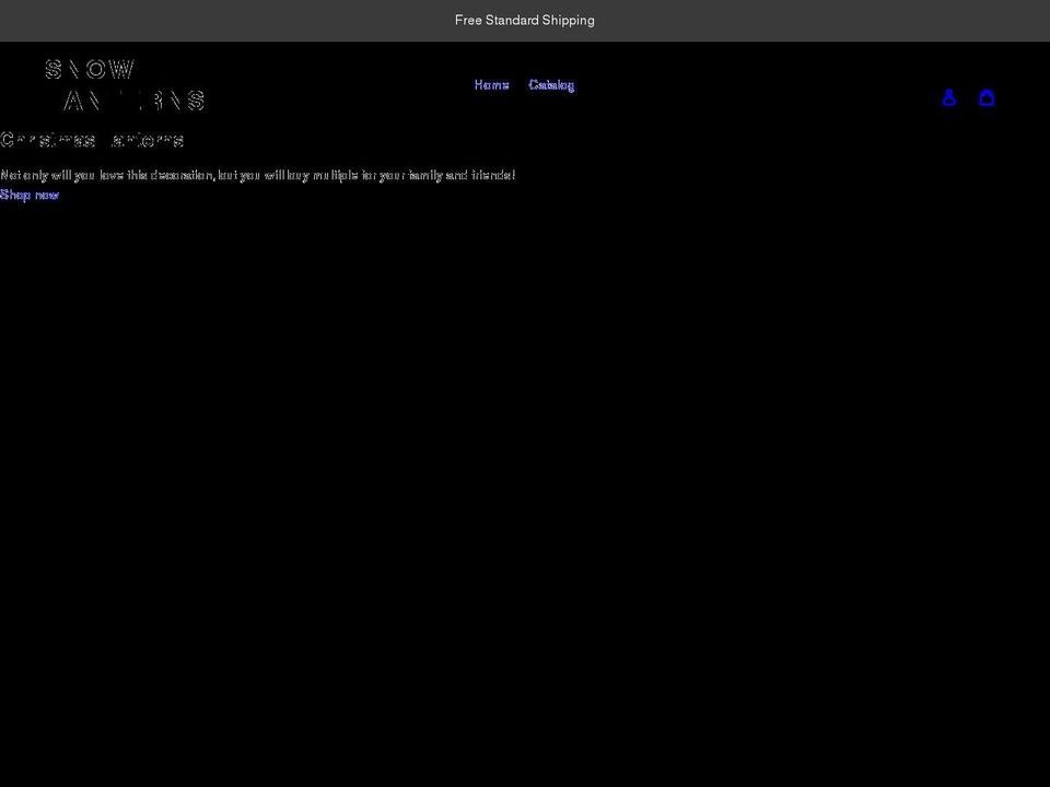 snowlanterns.com shopify website screenshot