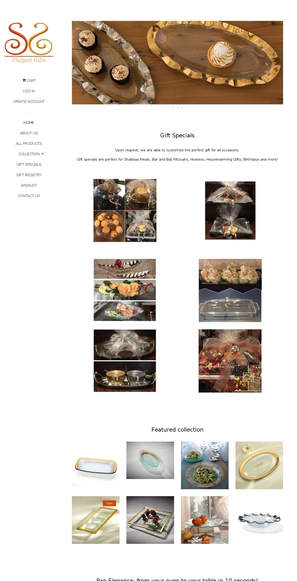 snselegantgifts.com shopify website screenshot