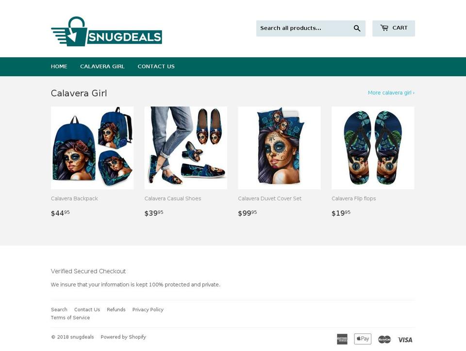 snugdeals.com — Shopify storefront screenshot