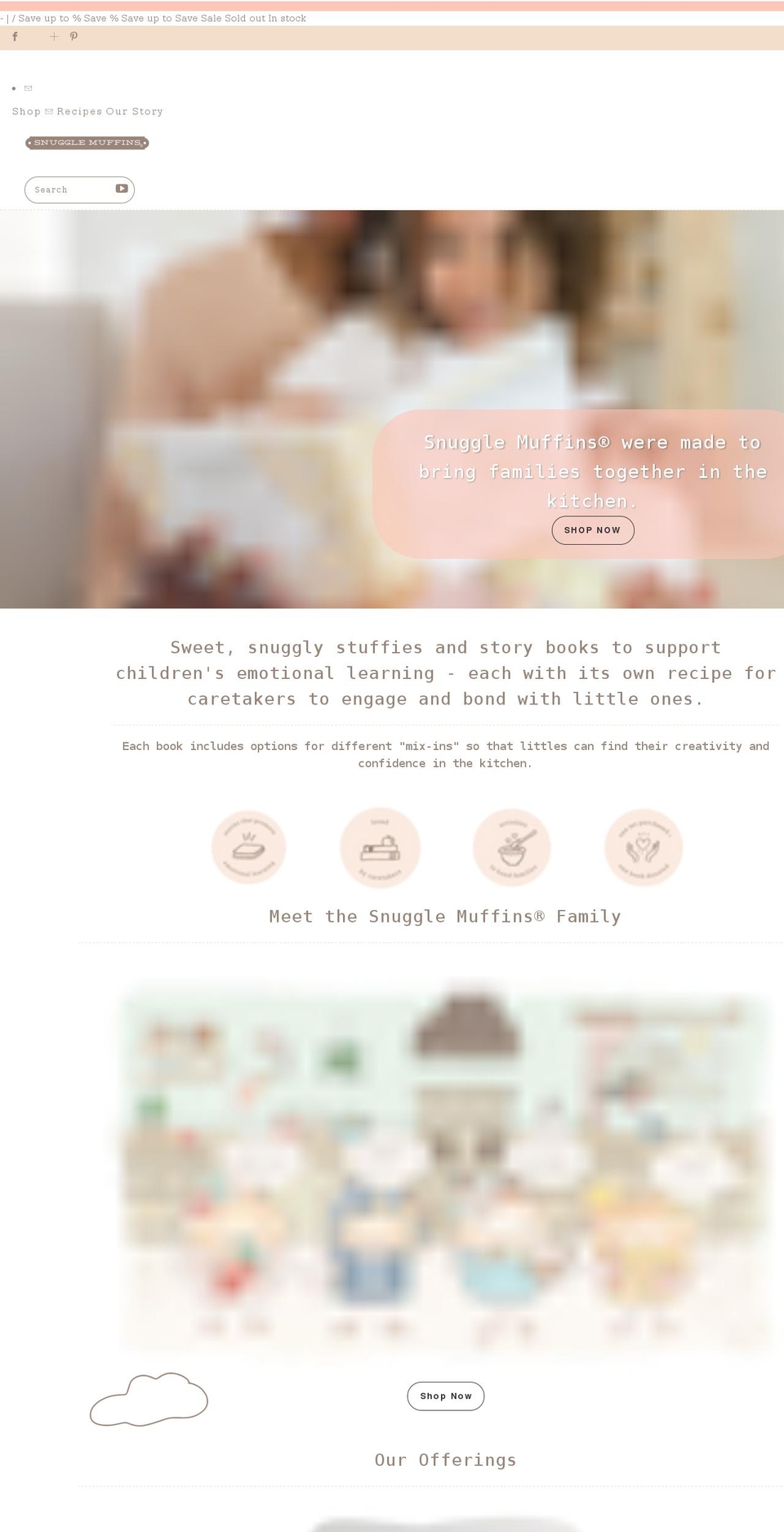 snugglemuffins.love shopify website screenshot