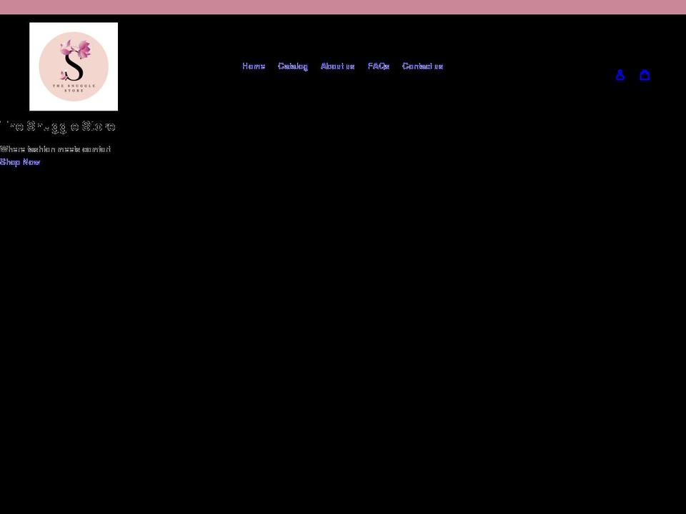 snugglesstore.com shopify website screenshot