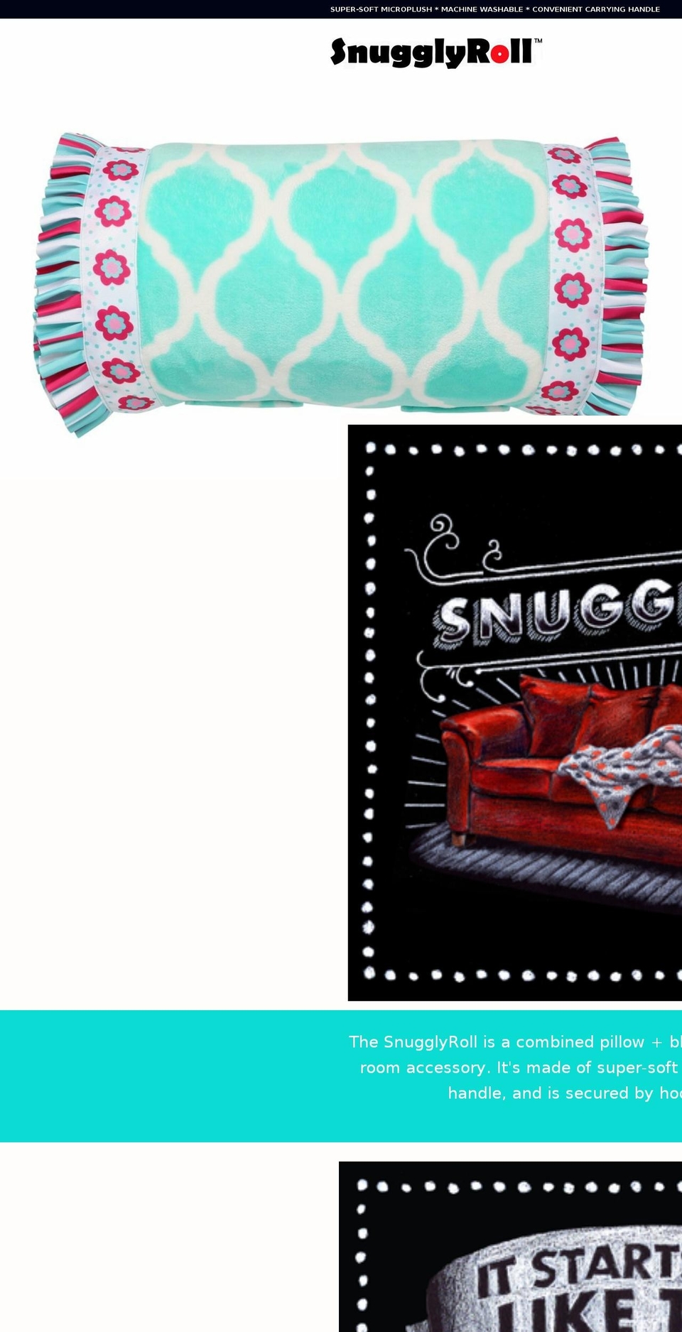 snugglyroll.com shopify website screenshot