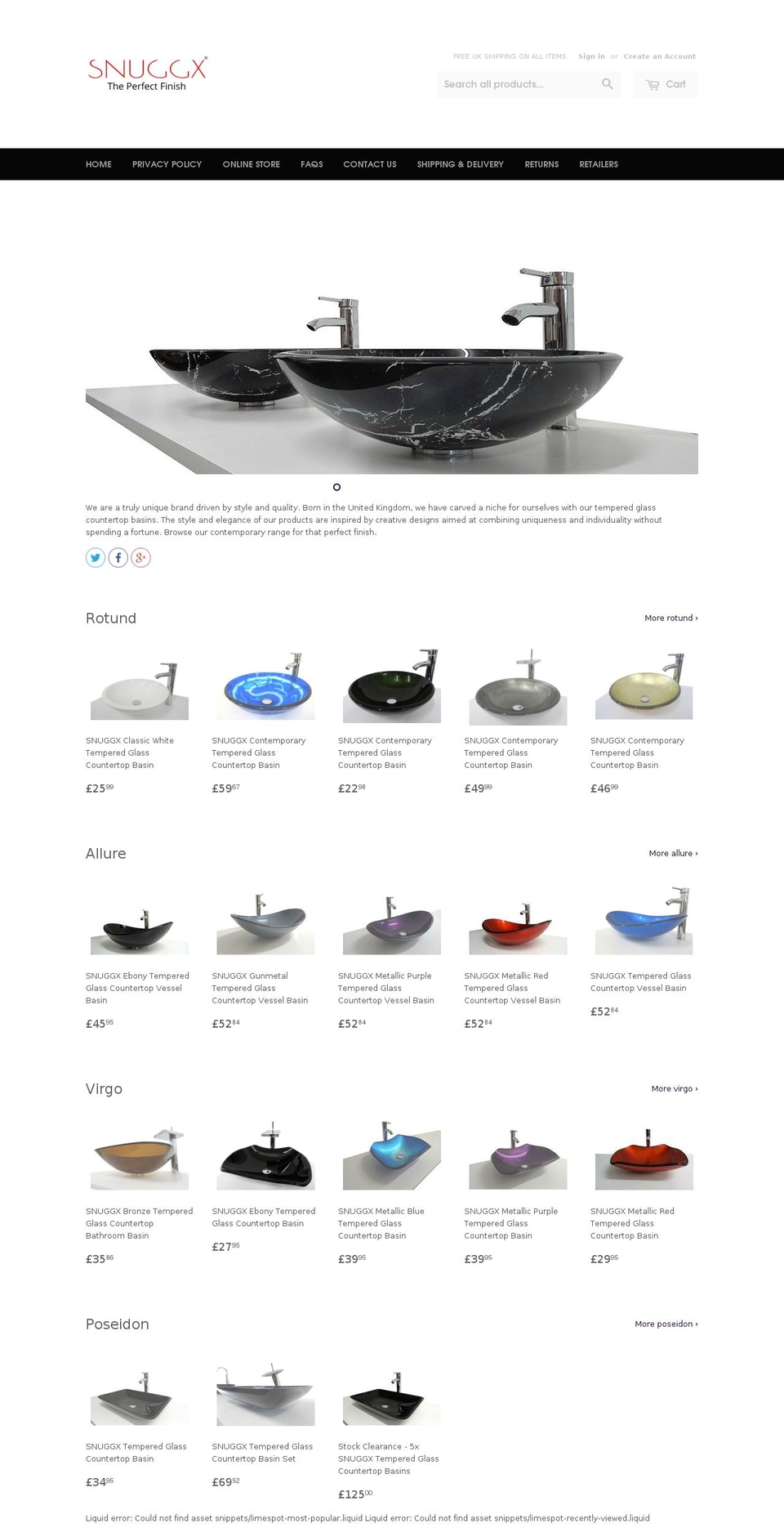 snuggx.com — Shopify storefront screenshot