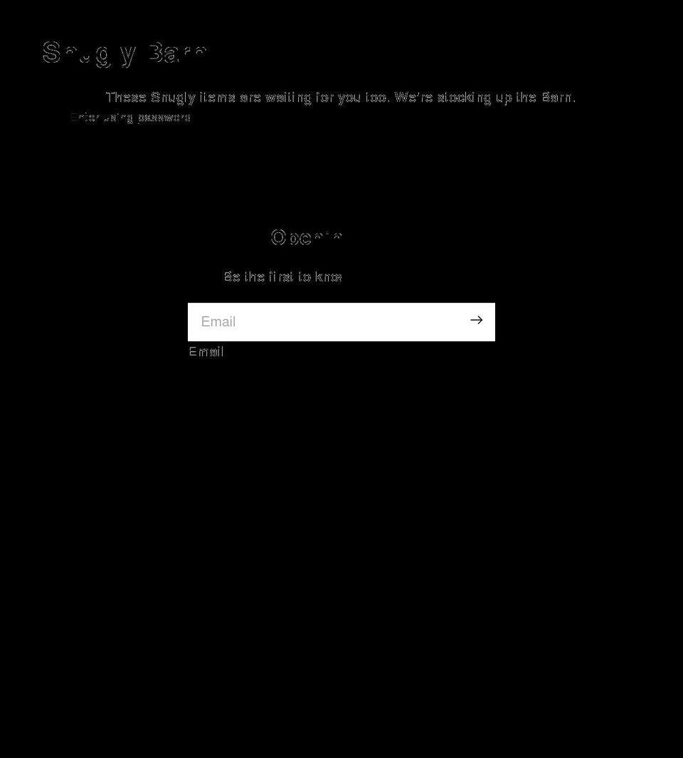 snuglybarn.com shopify website screenshot