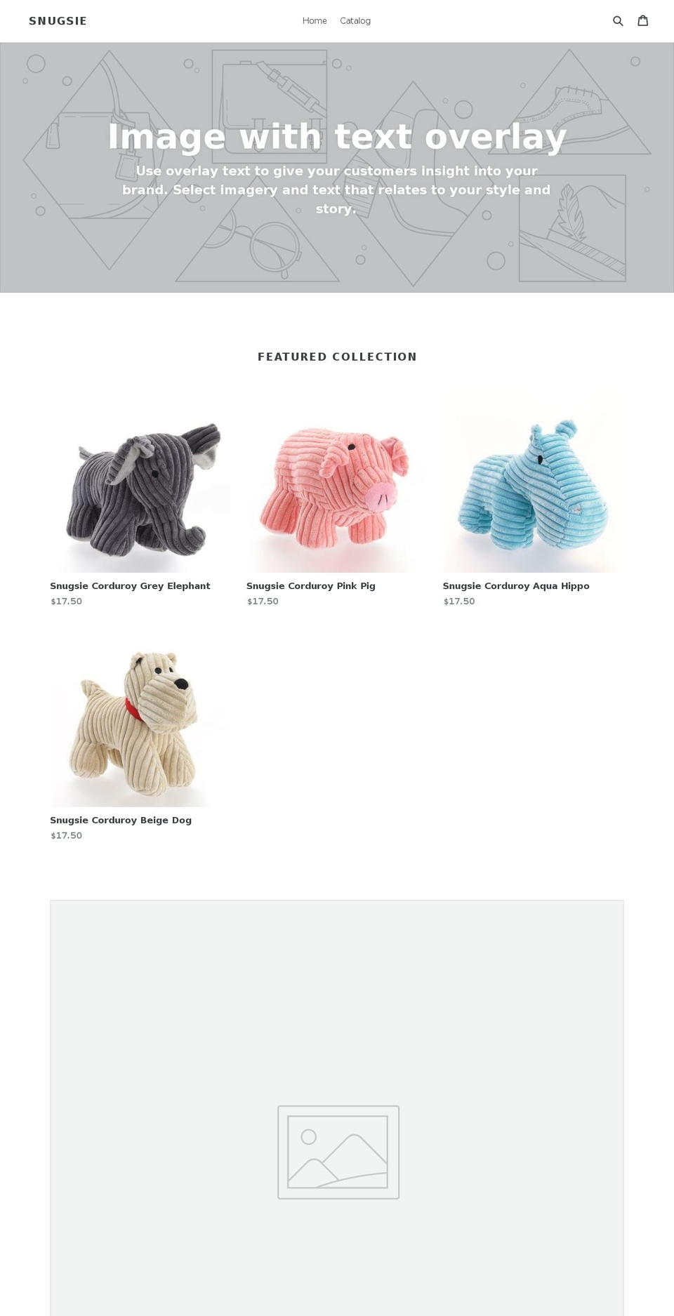snugsie.com — Shopify storefront screenshot
