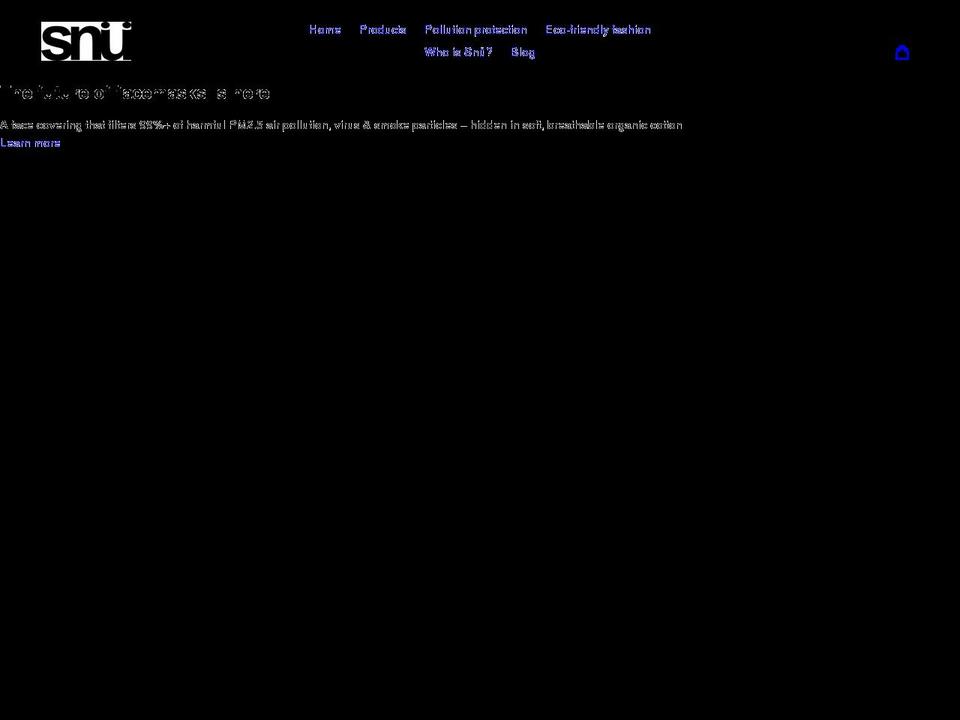 snuhq.co.uk shopify website screenshot