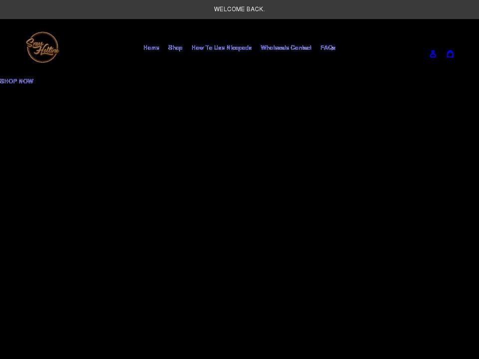 snushotline.com shopify website screenshot