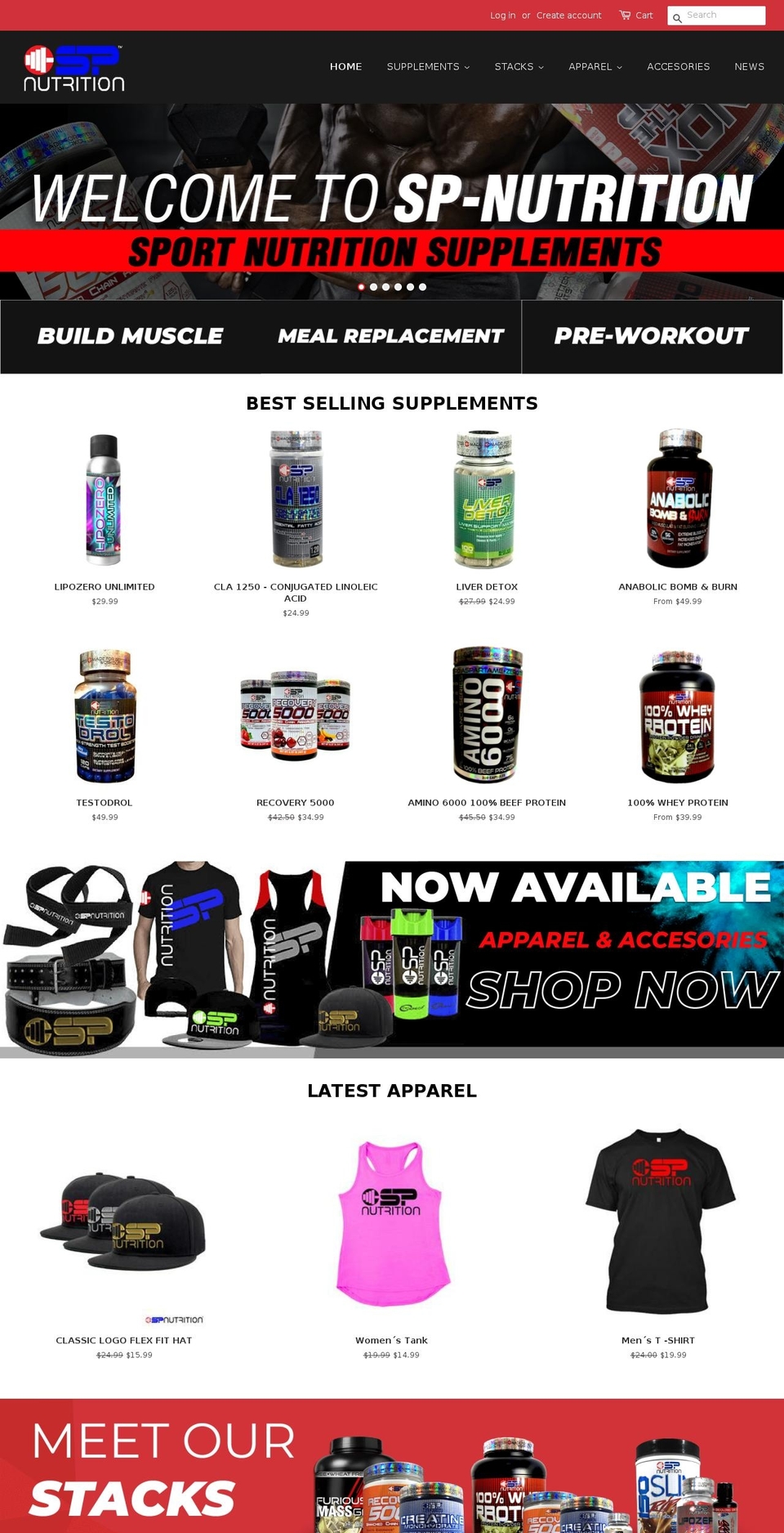 snutritionusa.com shopify website screenshot