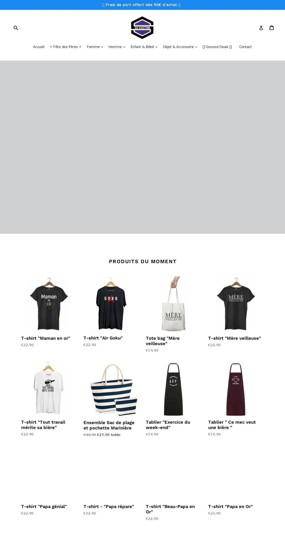 so-custom.com shopify website screenshot