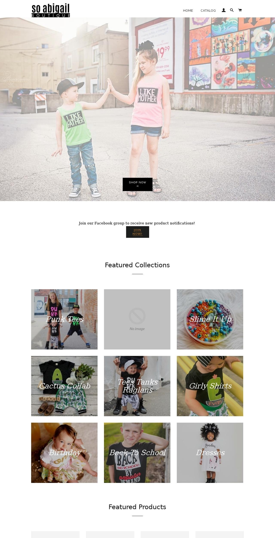 soabigailboutique.com shopify website screenshot