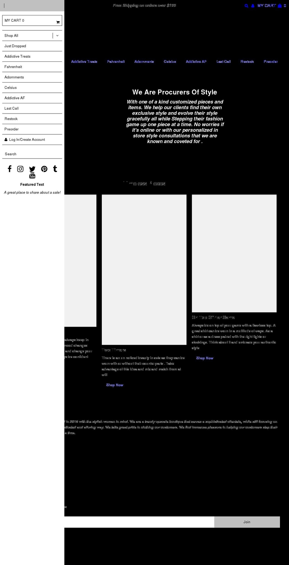 soaddictiveboutique.com shopify website screenshot