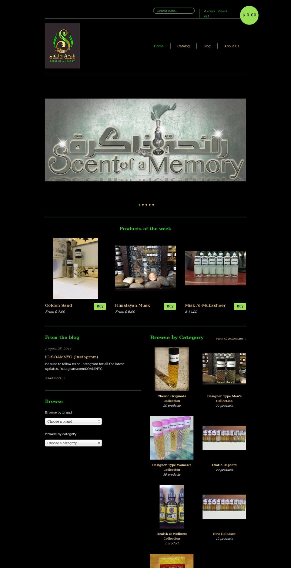 soamnyc.com shopify website screenshot