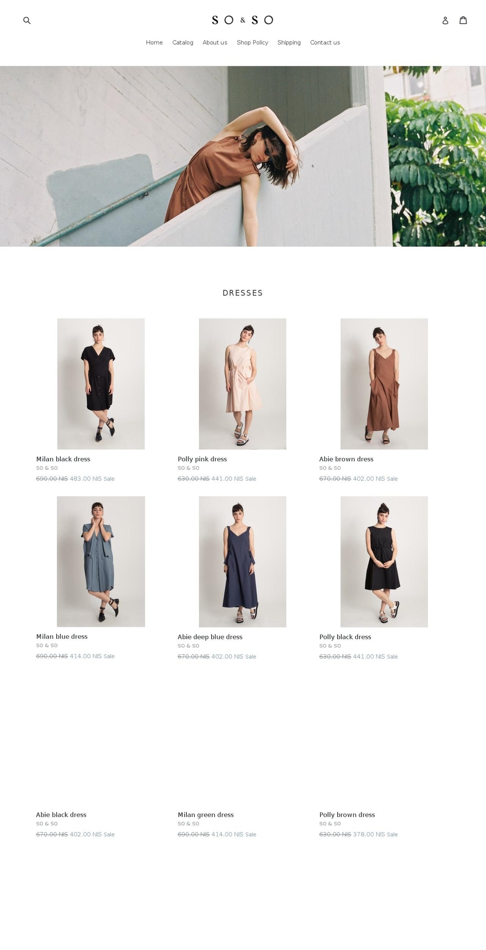 soandsofashion.com shopify website screenshot