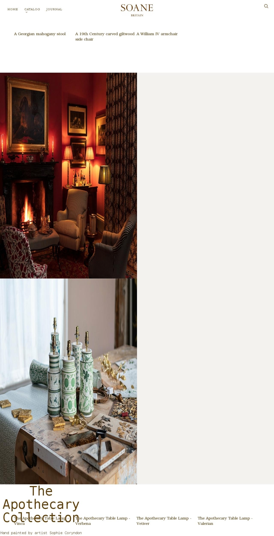soane-britain.myshopify.com shopify website screenshot