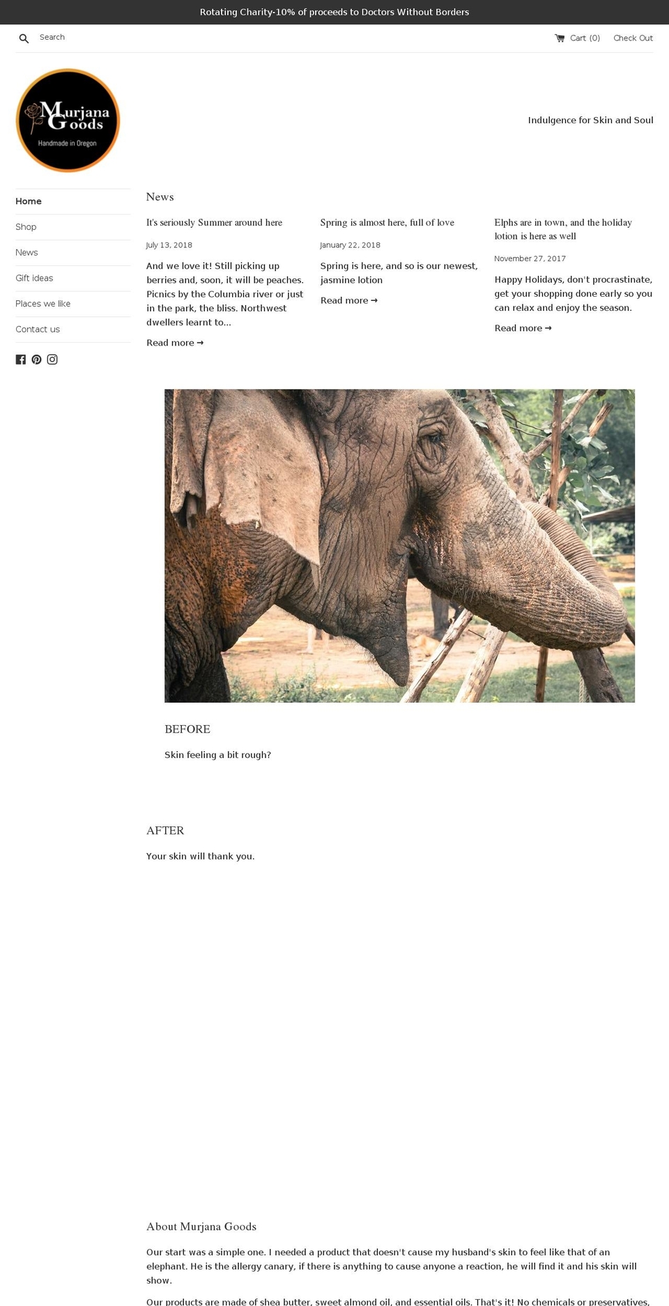 soap-pdx.com — Shopify storefront screenshot