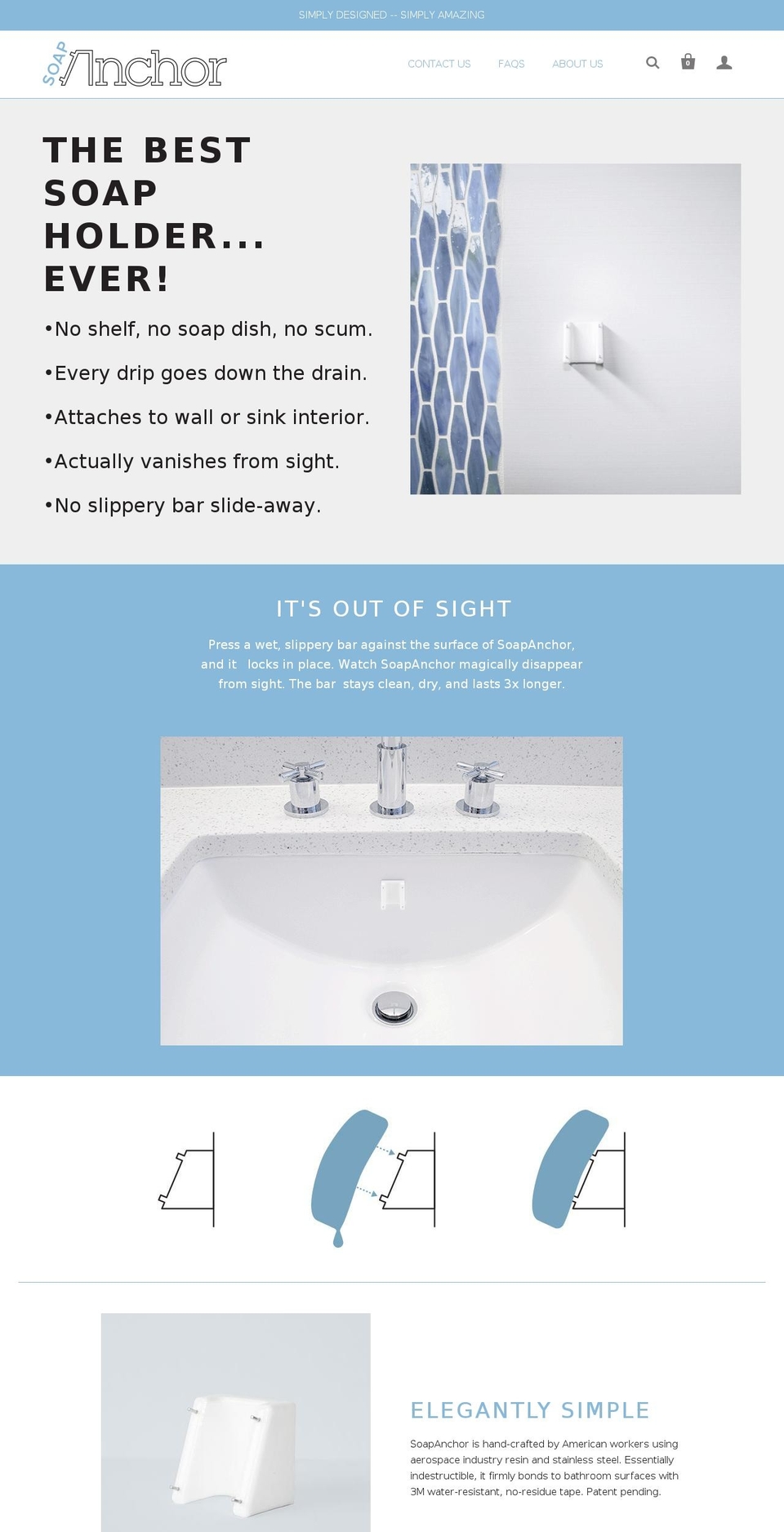 soapanchor.com shopify website screenshot