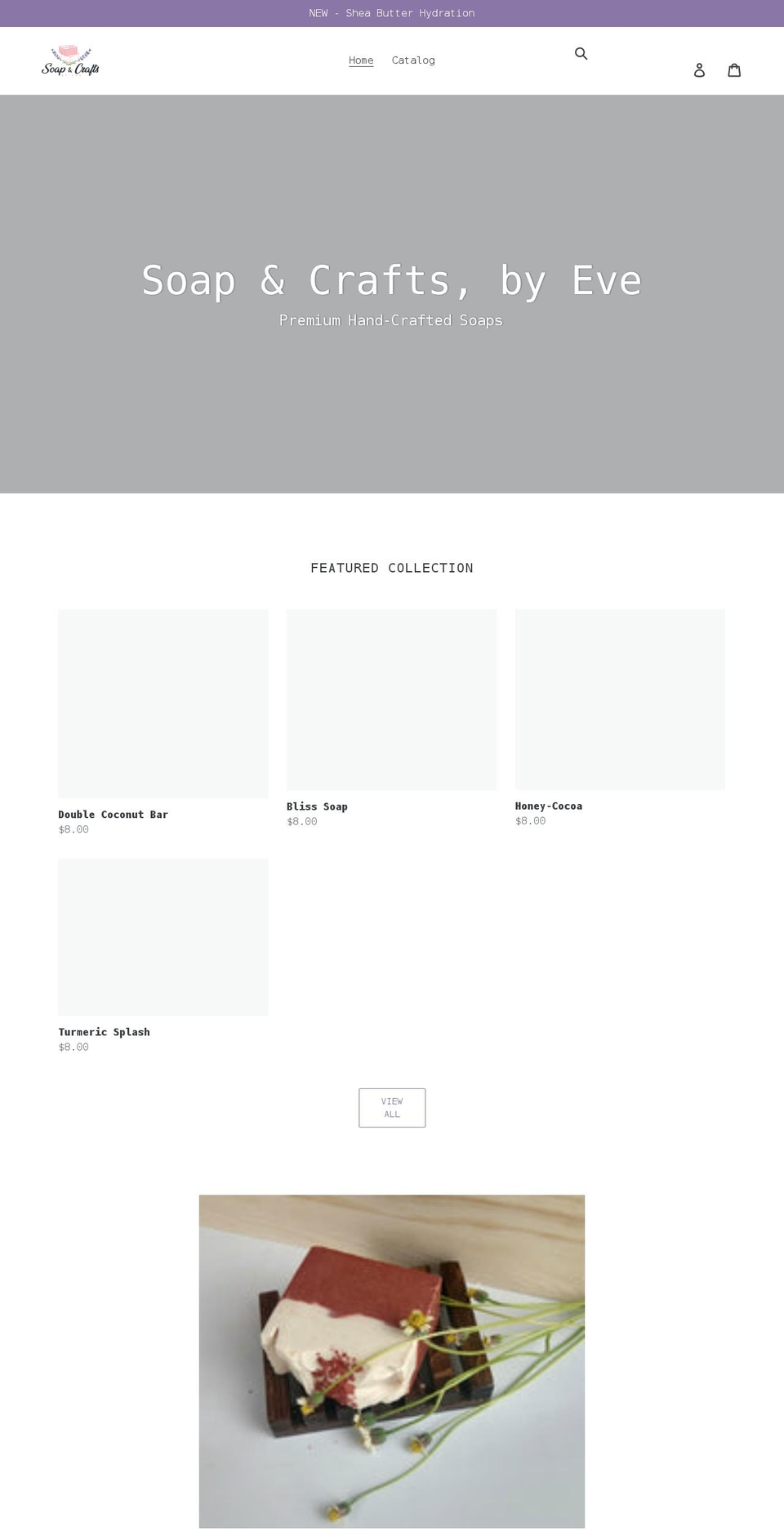 soapcraftseve.com shopify website screenshot