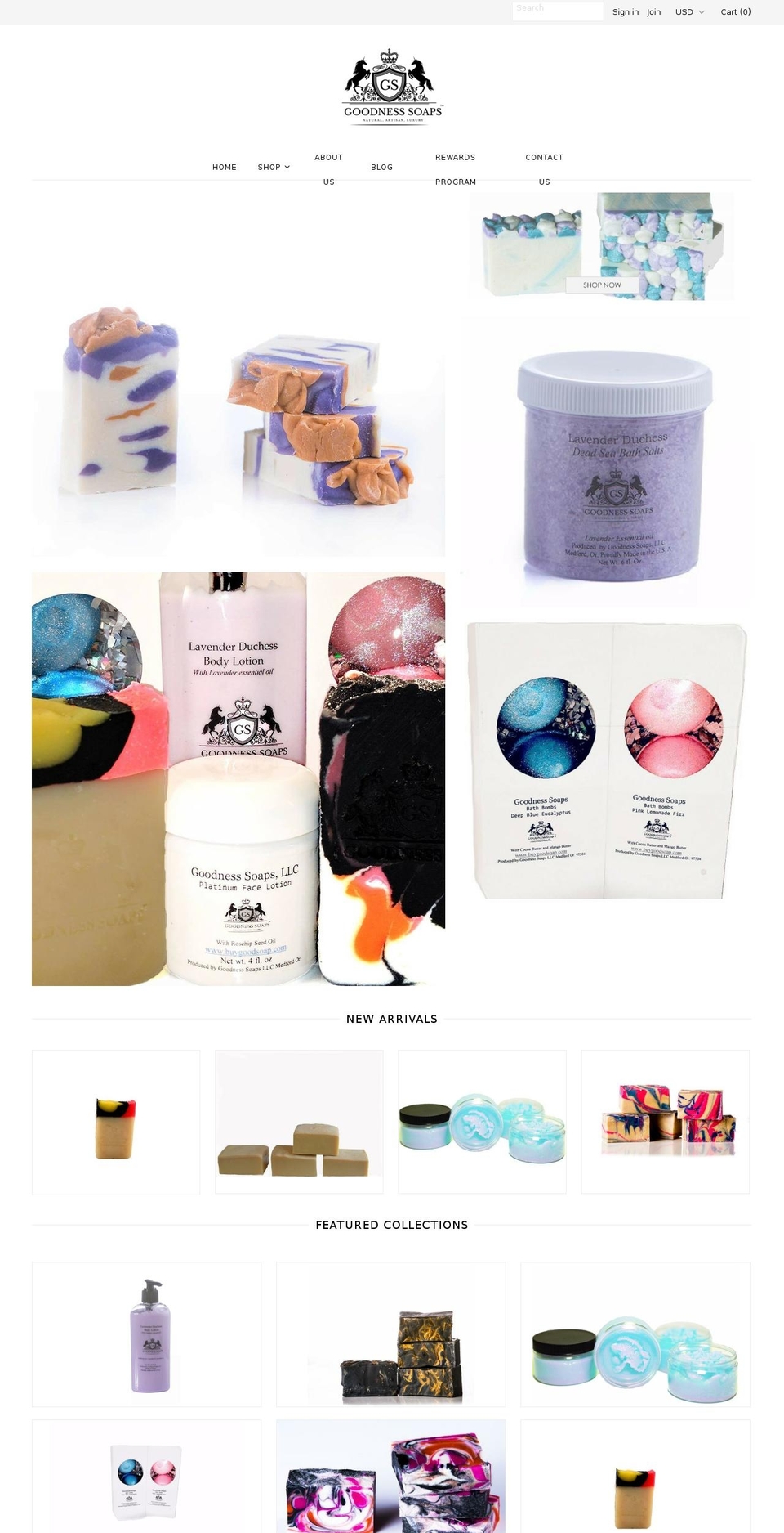 soapgoodness.com shopify website screenshot