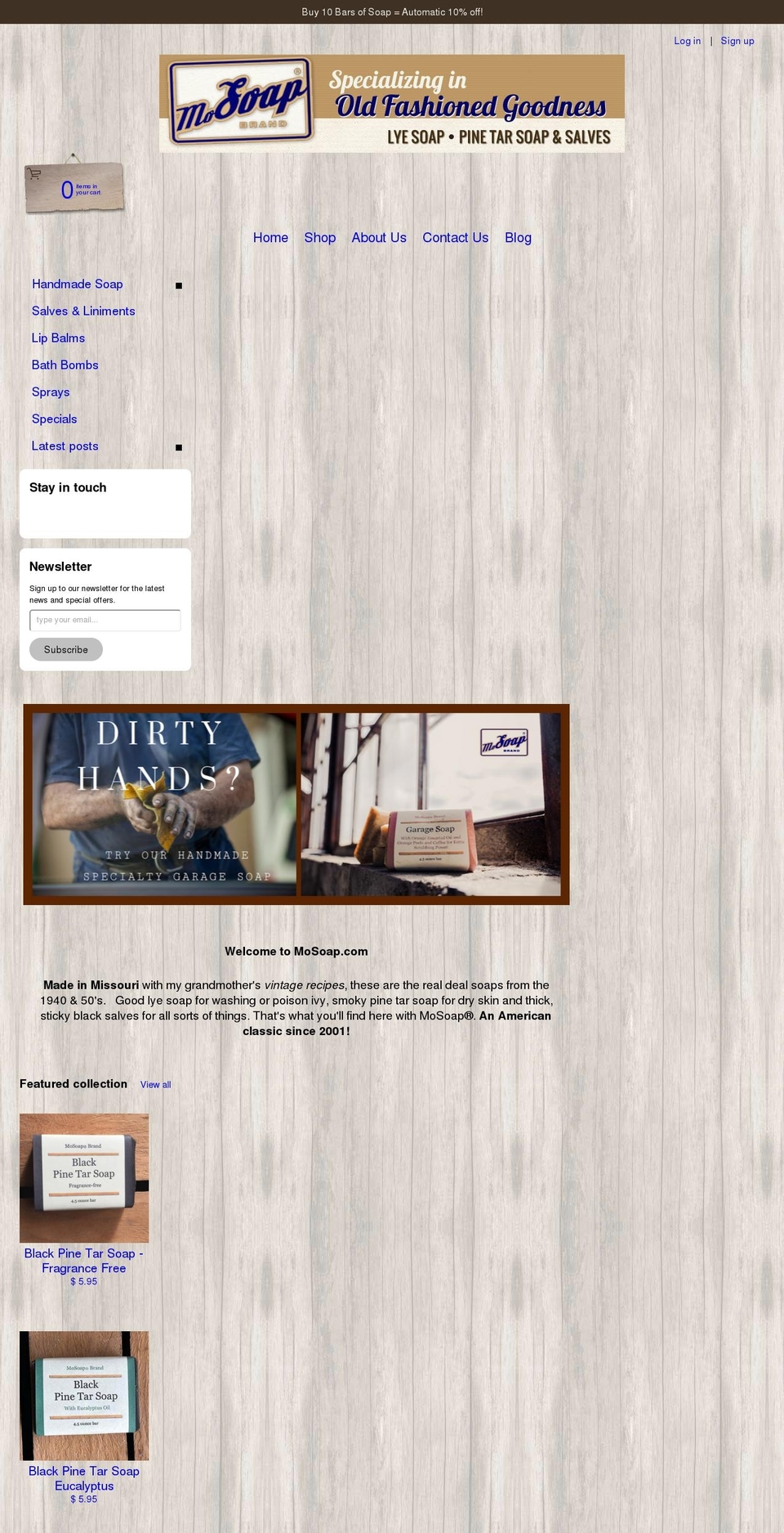 soapmo.com — Shopify storefront screenshot