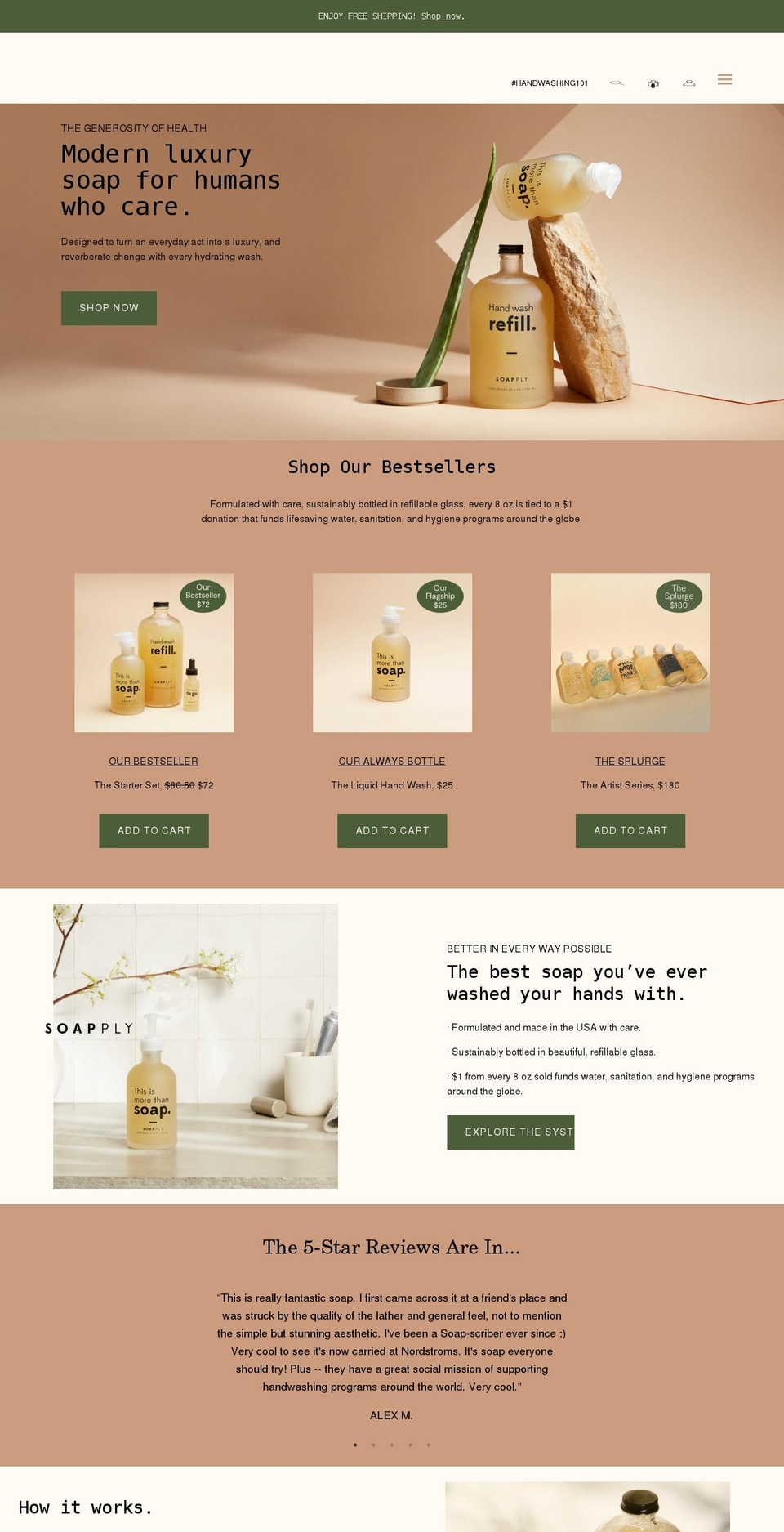 soapplybox.com shopify website screenshot