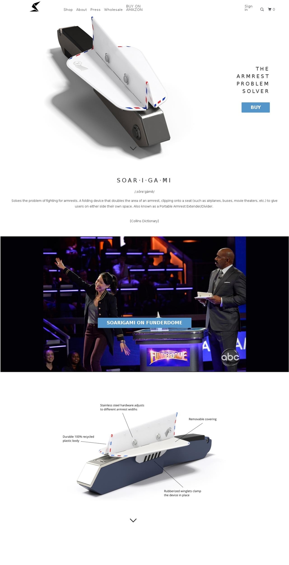 soaragami.com — Shopify storefront screenshot