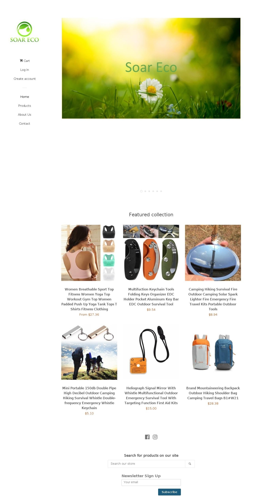 soareco.com — Shopify storefront screenshot