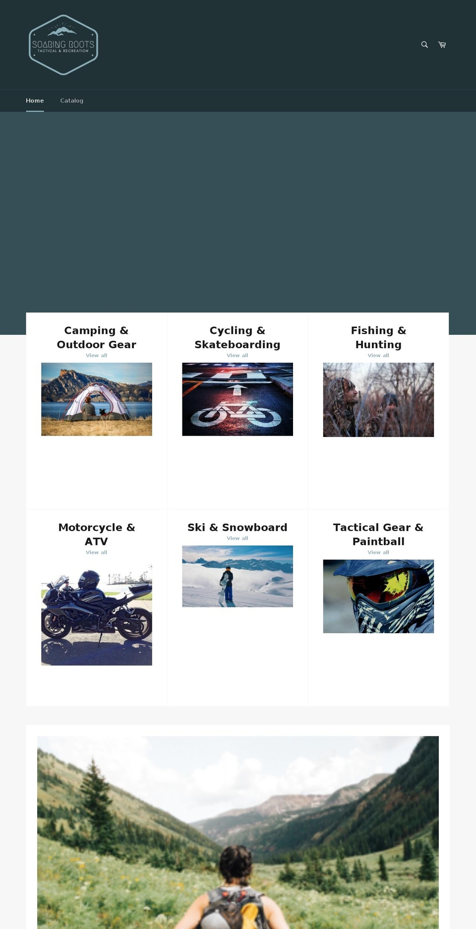 soaringroots.com — Shopify storefront screenshot