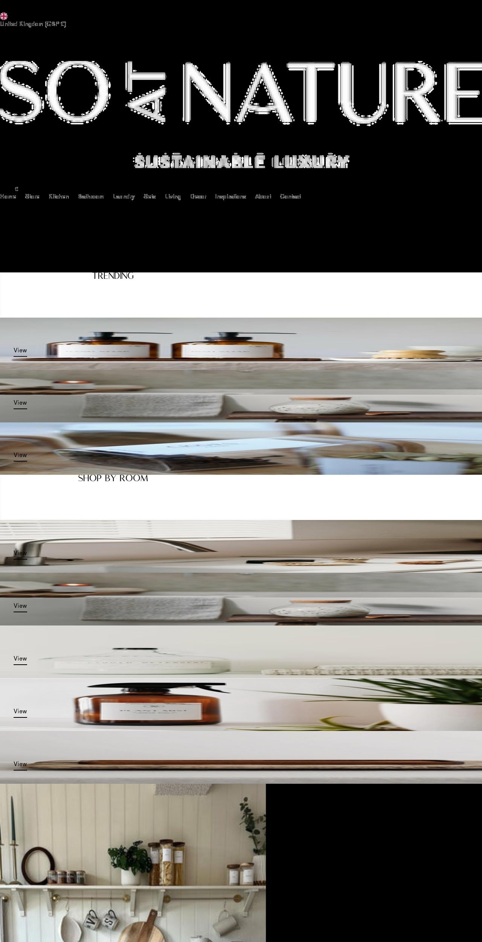 soatnature.com shopify website screenshot
