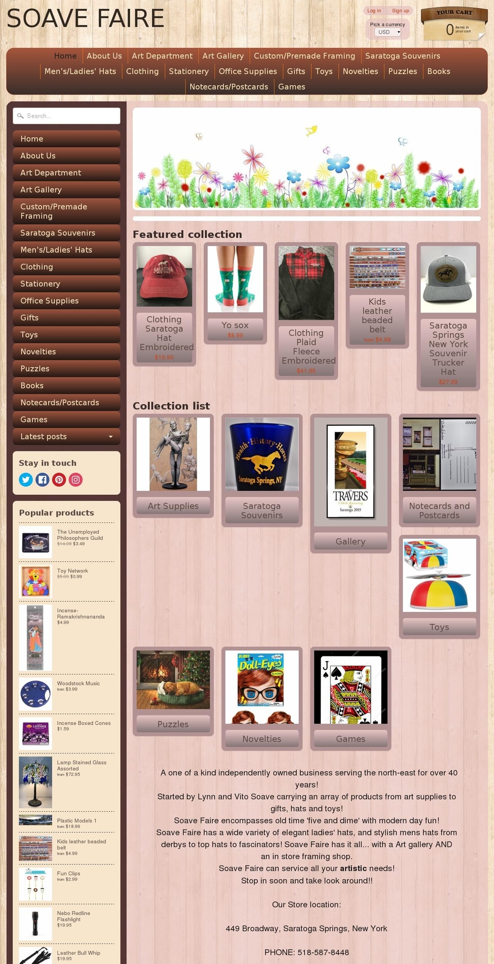 soavefaire.myshopify.com shopify website screenshot