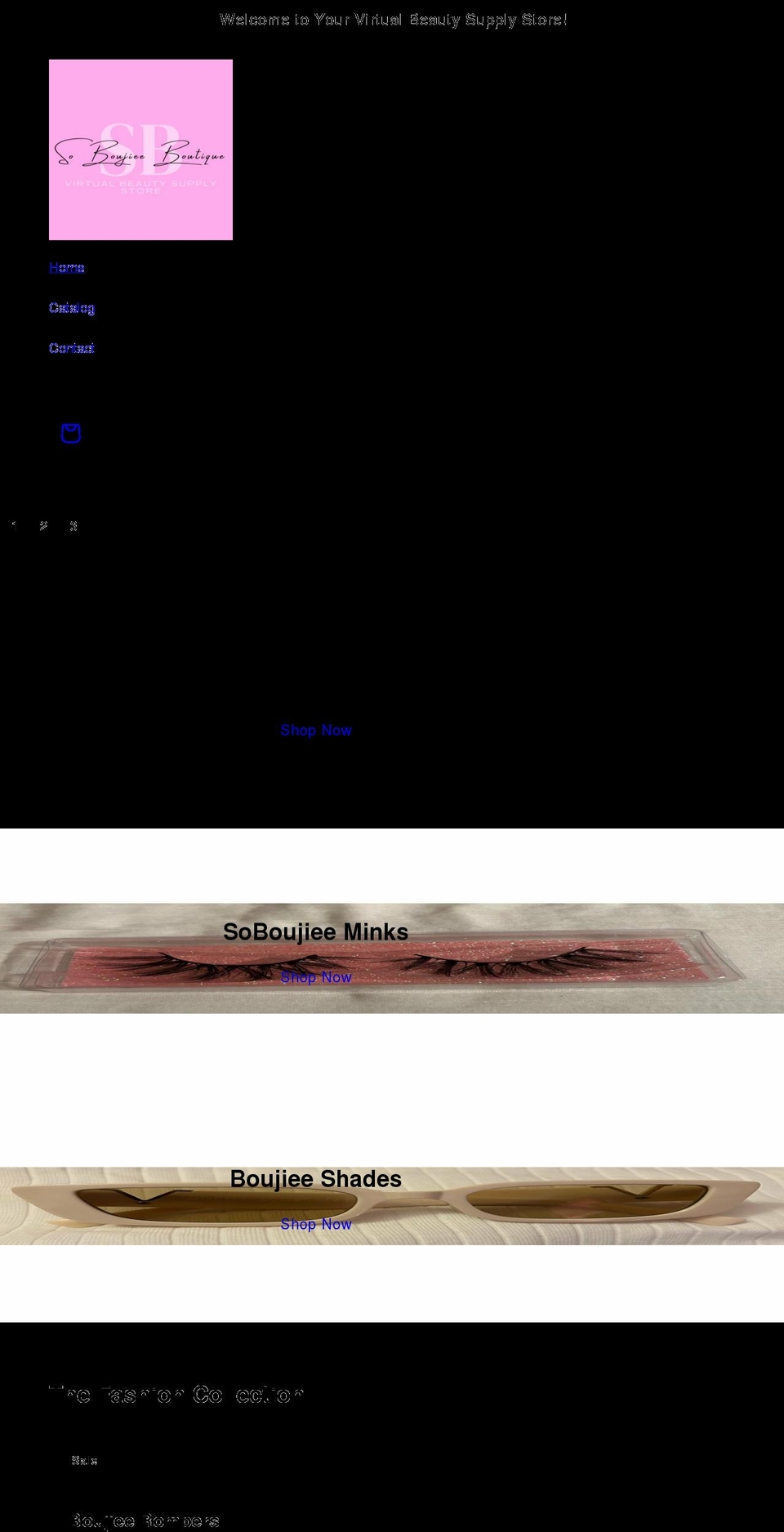 soboujieeboutique.com shopify website screenshot