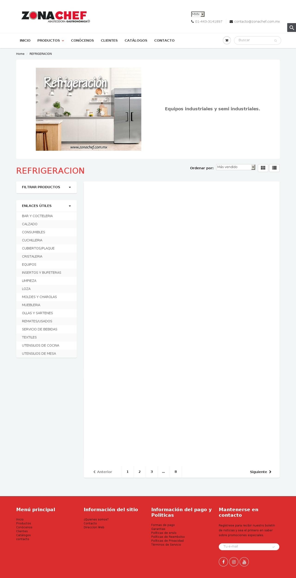 sobrinox.com — Shopify storefront screenshot
