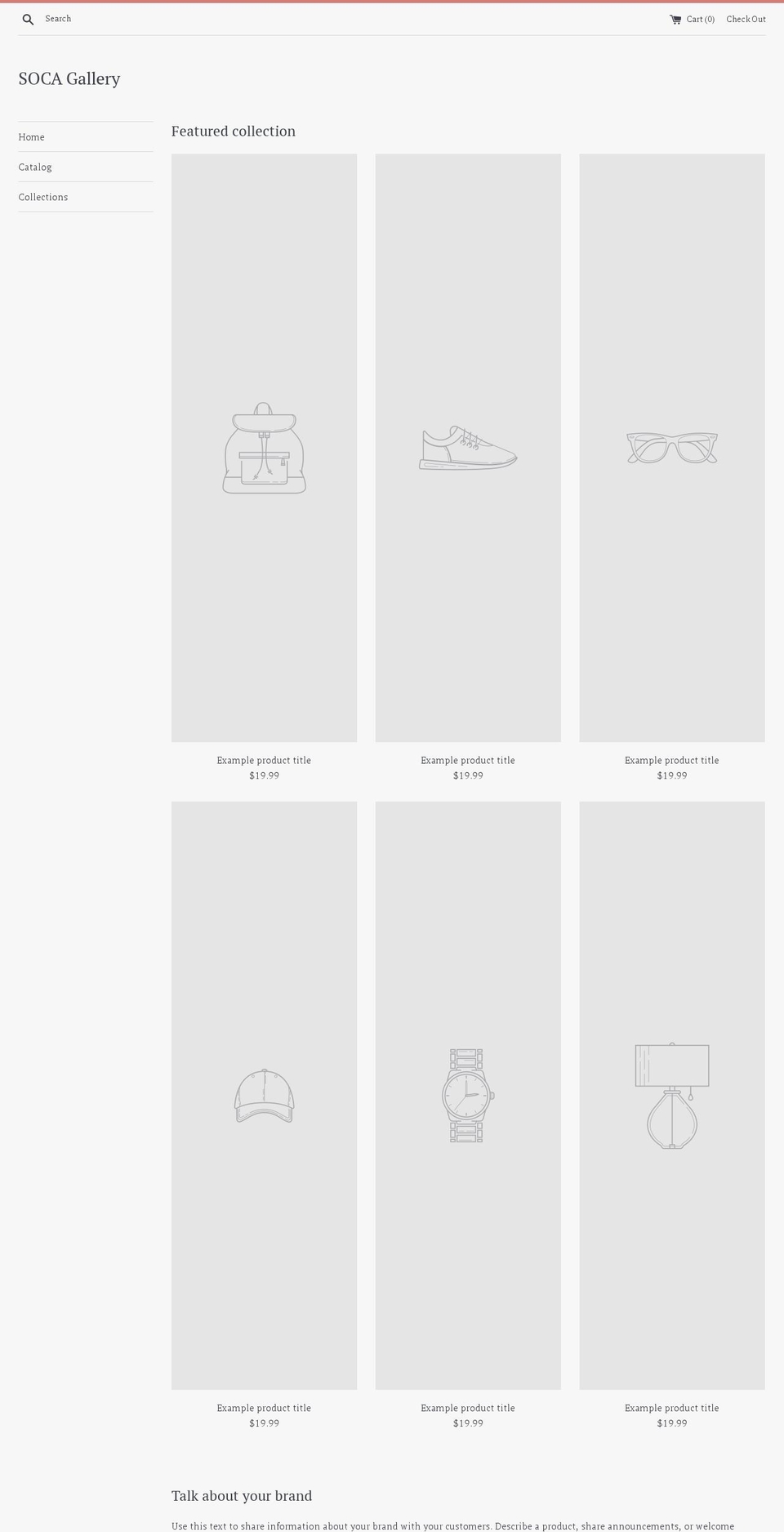 socagallery-com.myshopify.com shopify website screenshot