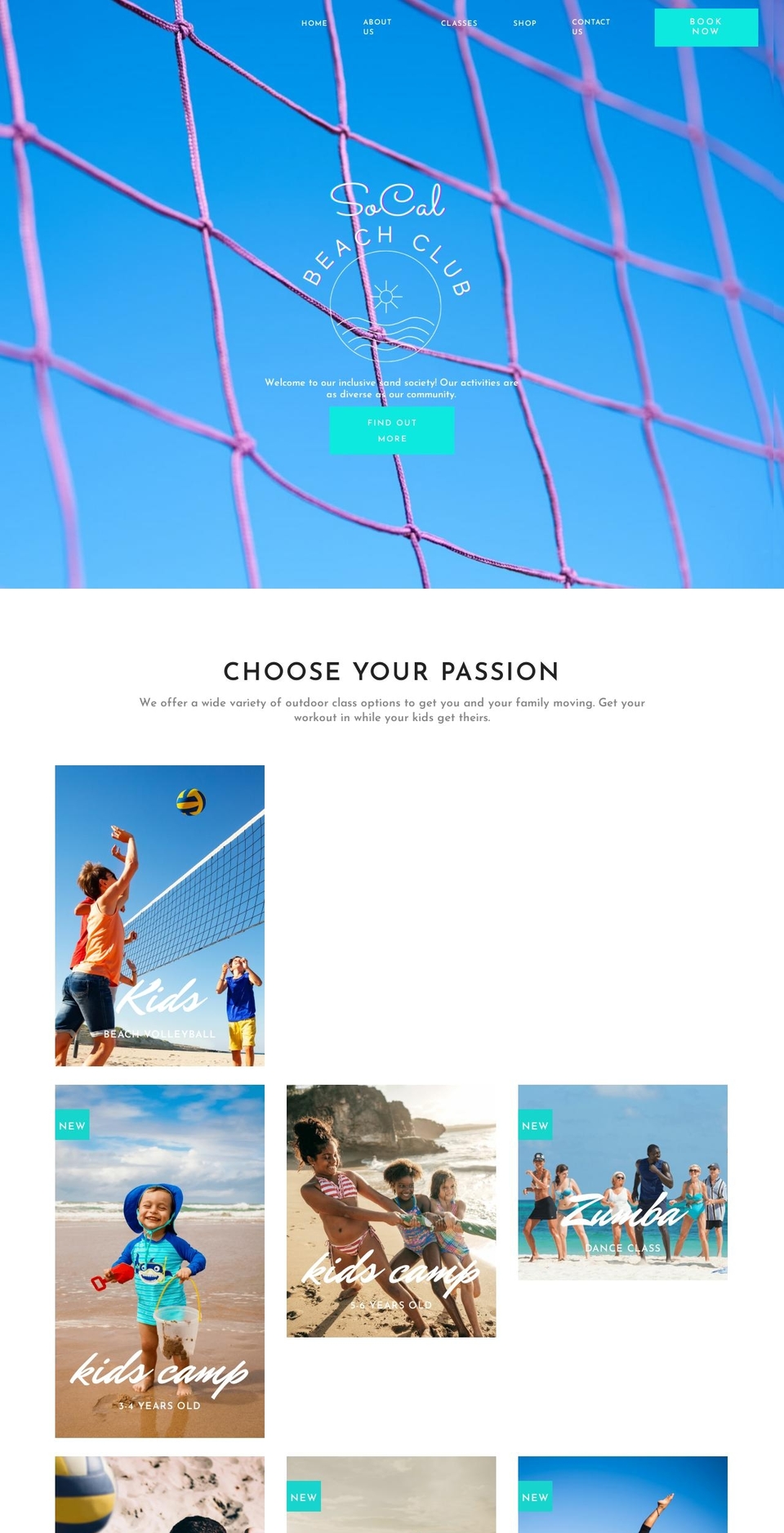 socalbeachclub.com — Shopify storefront screenshot