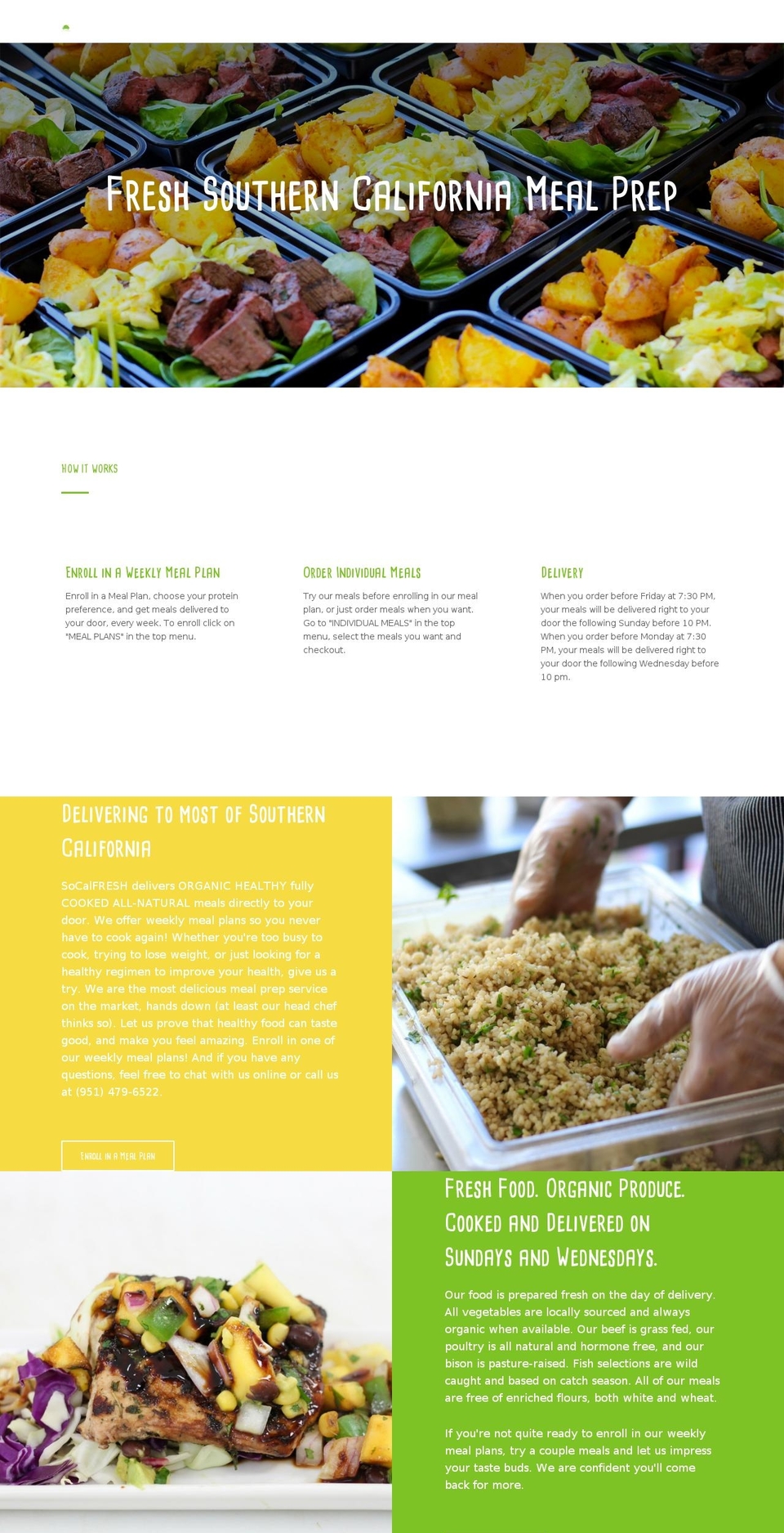 socalfresh.com shopify website screenshot