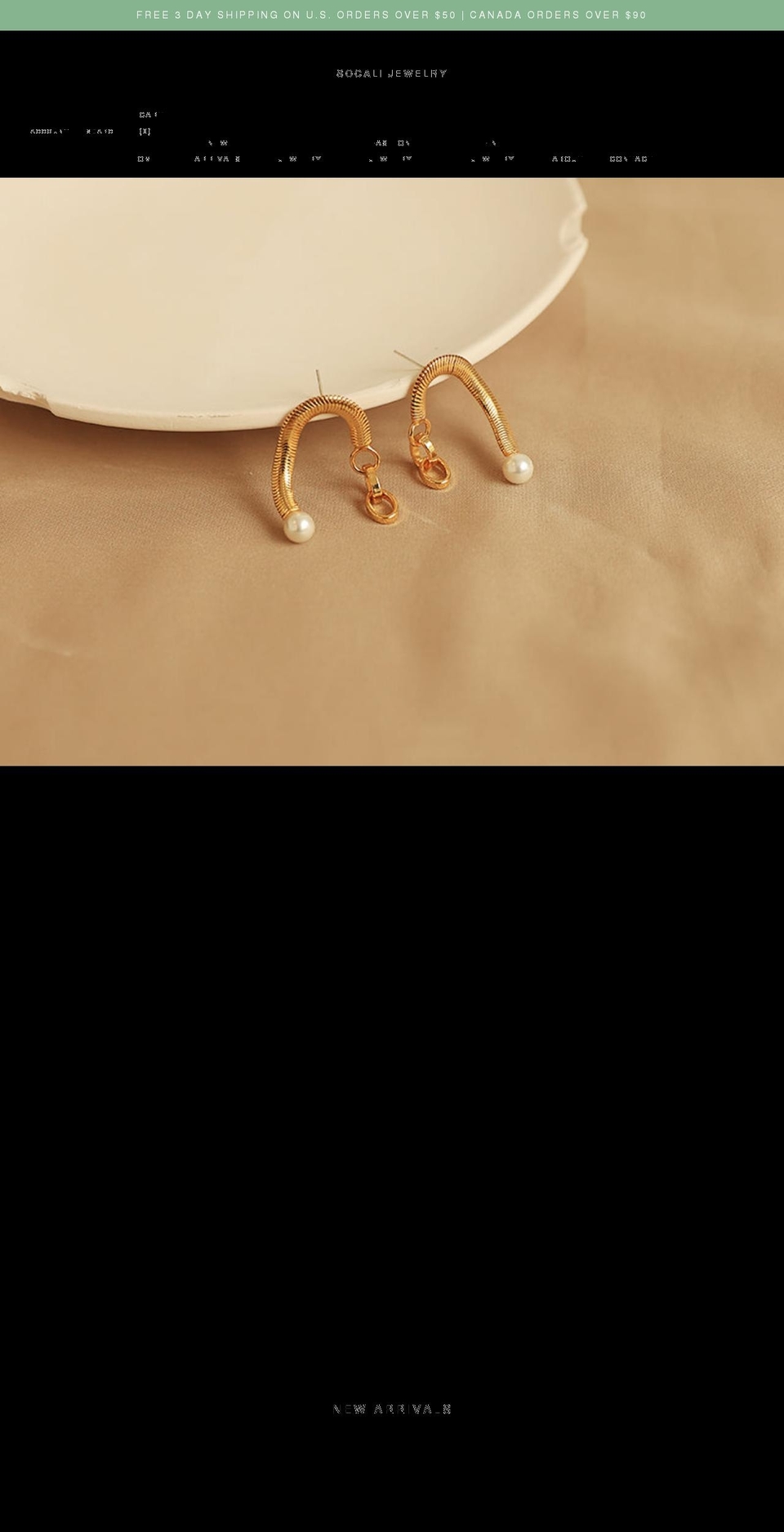 socalijewelry.com shopify website screenshot