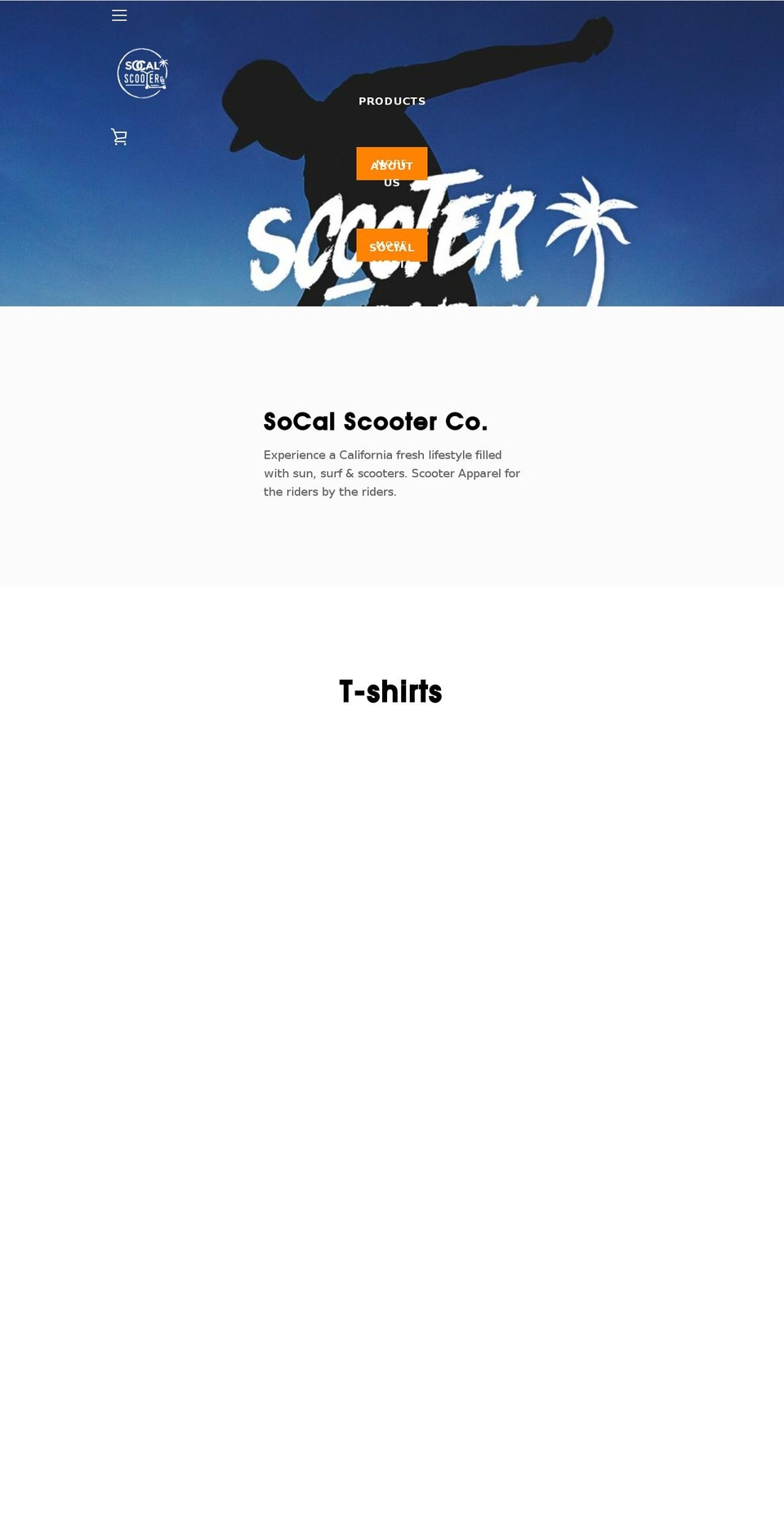 socalscooters.com — Shopify storefront screenshot