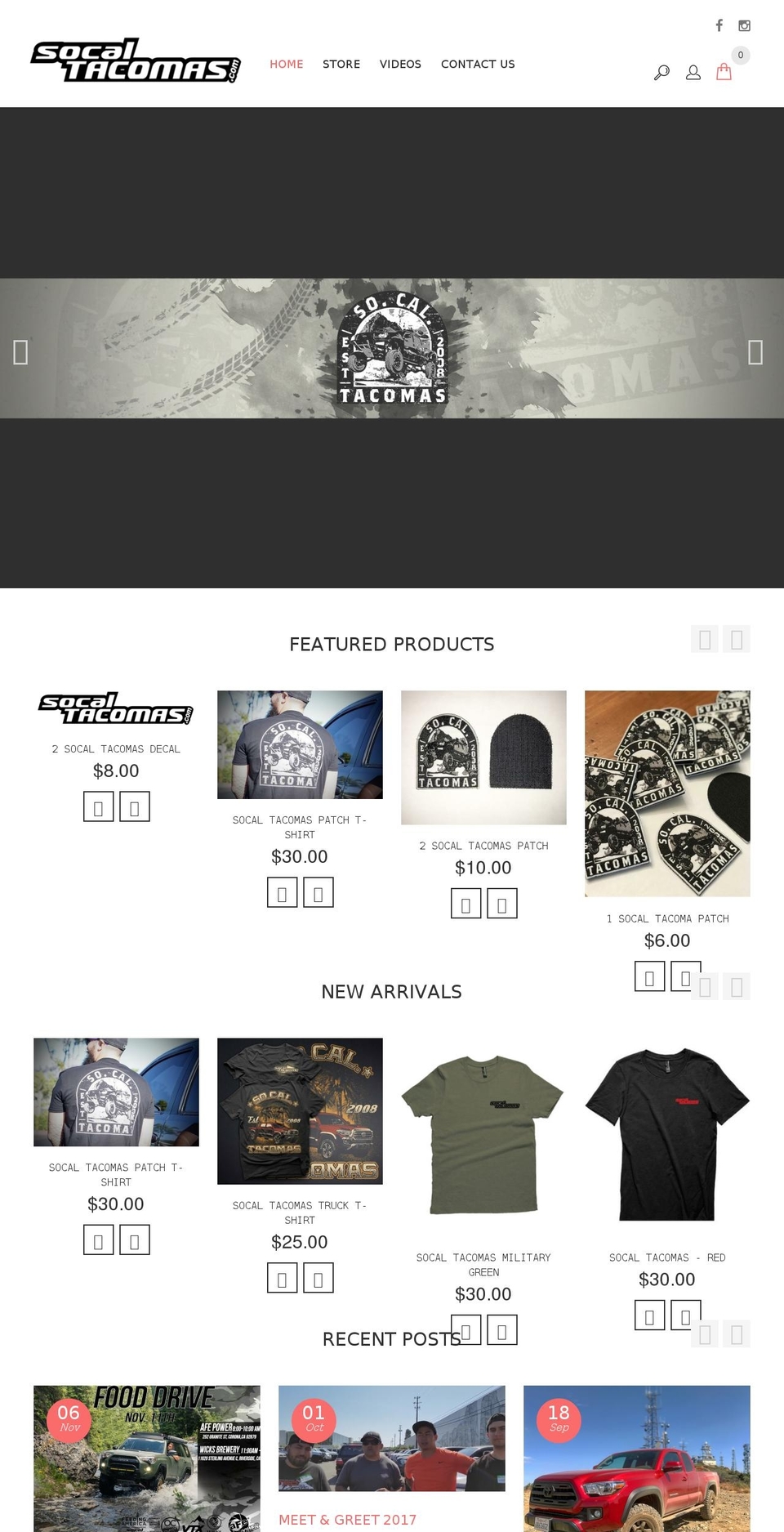 socaltacomas.com shopify website screenshot