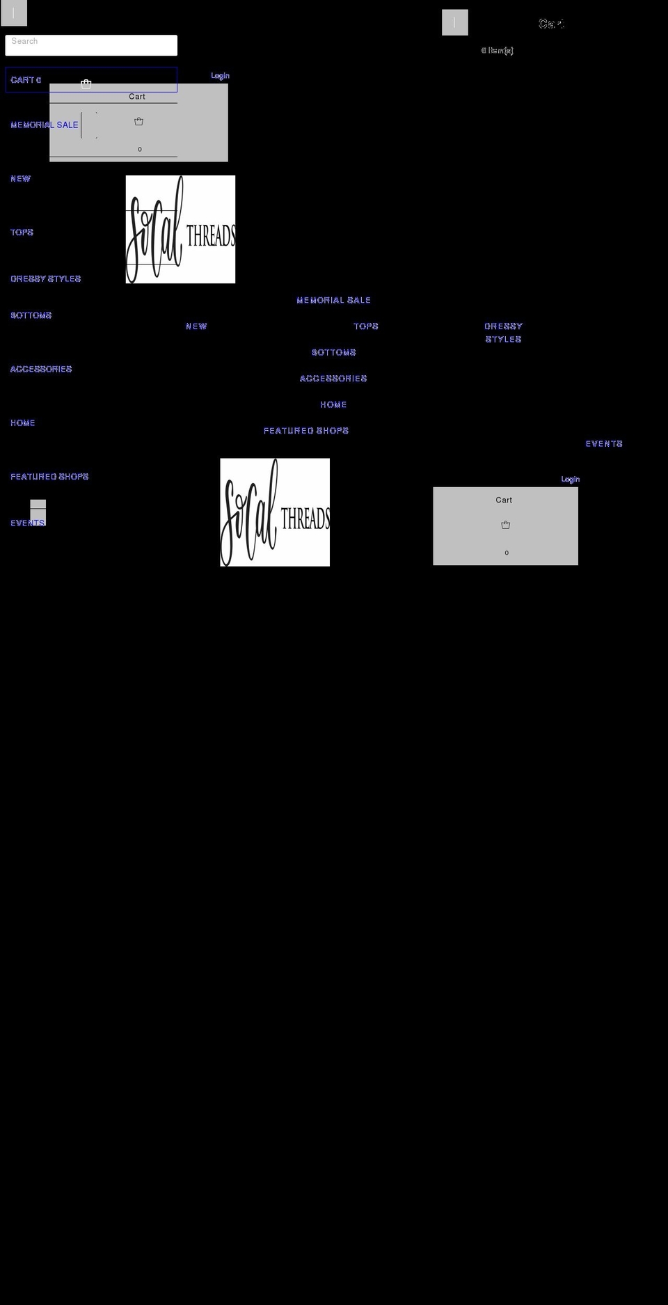socalthreads.com shopify website screenshot