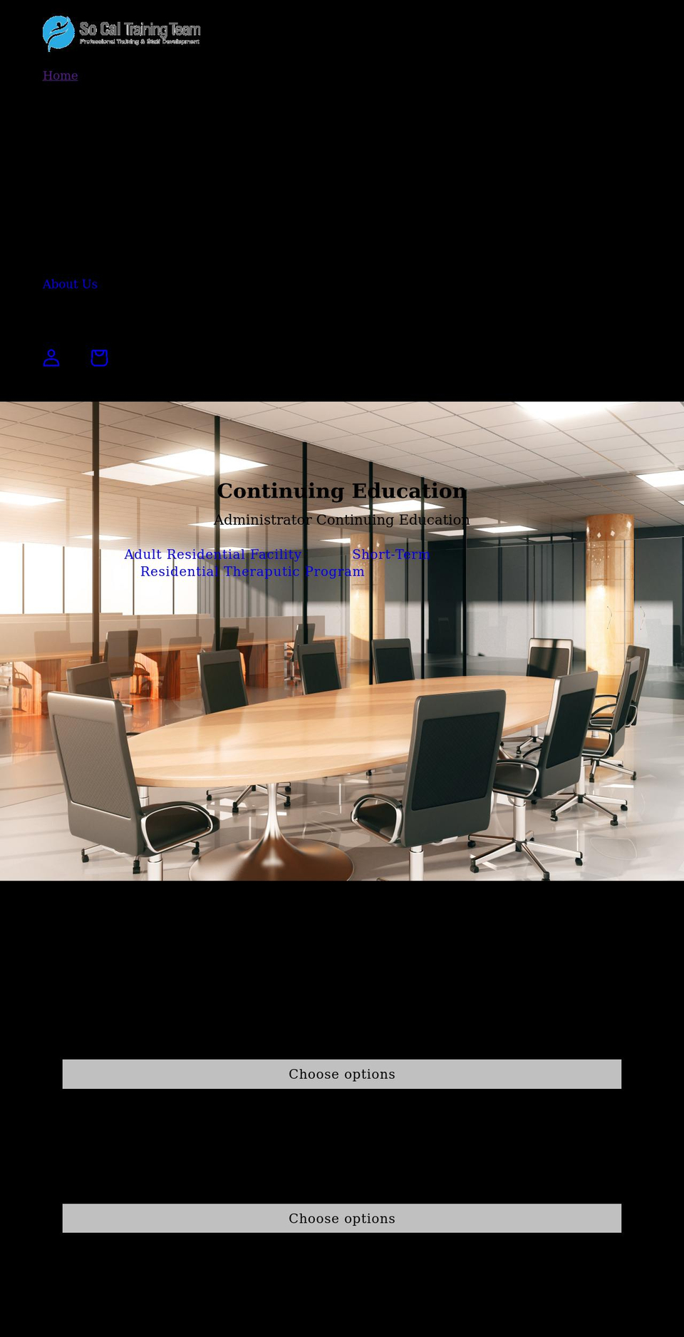 socaltrainingteam.com shopify website screenshot