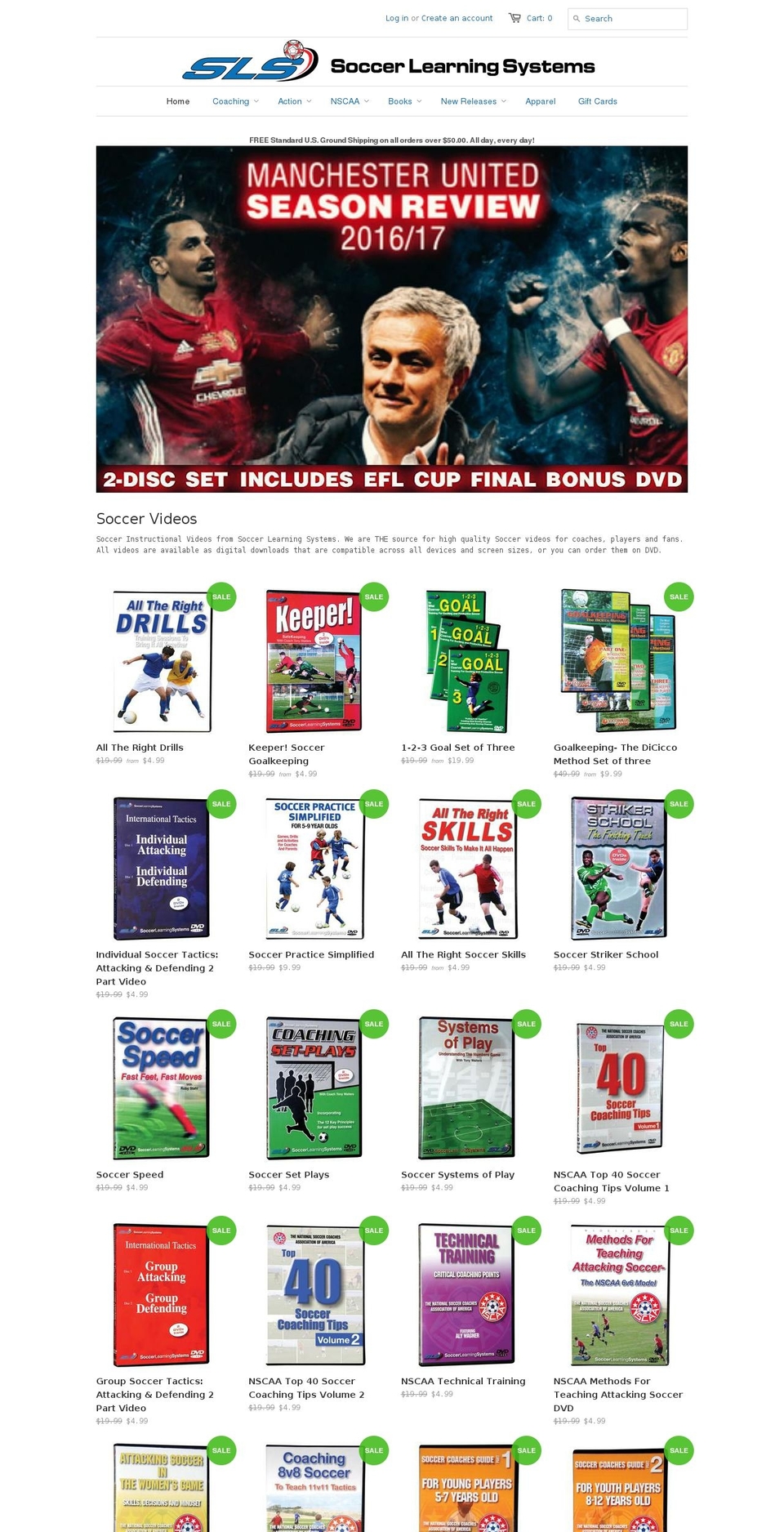 soccerbooks.com — Shopify storefront screenshot